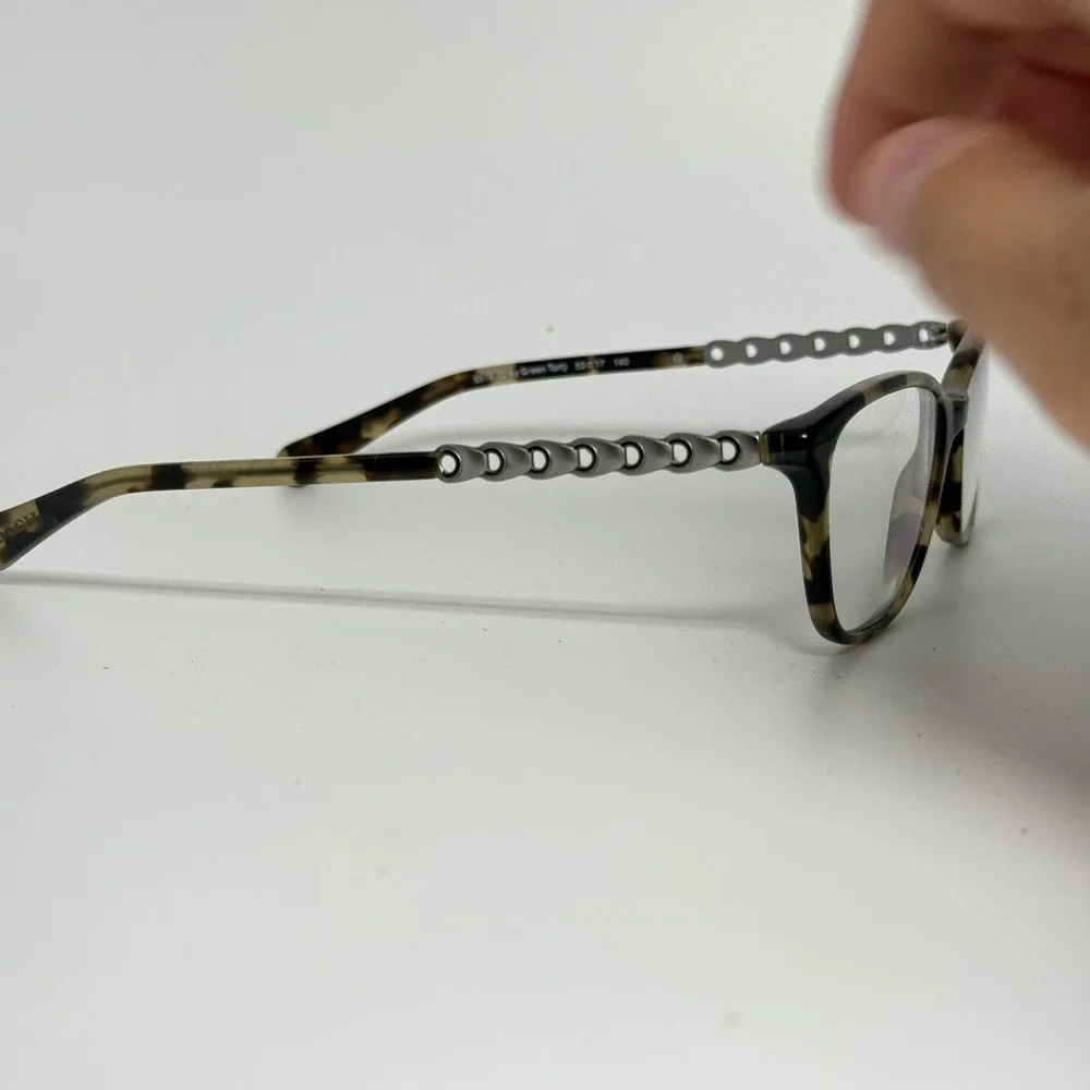 Coach HC 6121 T Grey Green Tortoise Eyeglass Frames 53-17-140 5518